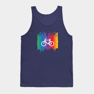 Rainbow bike Tank Top